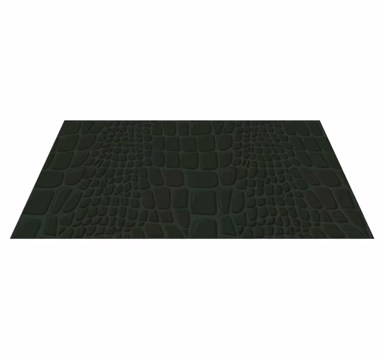 Alfombra vinílica animal print textura de cocodrilo - TenVinilo