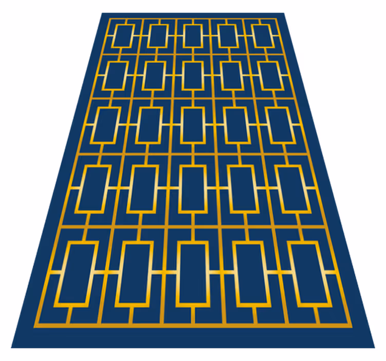 Alfombra de vinilo geométrica sofisticación geométrica - TenVinilo