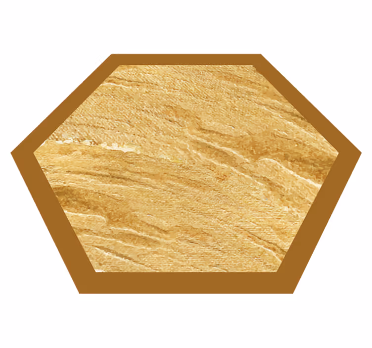 Alfombra vinílica textura madera textura de grano hexagonal - TenVinilo