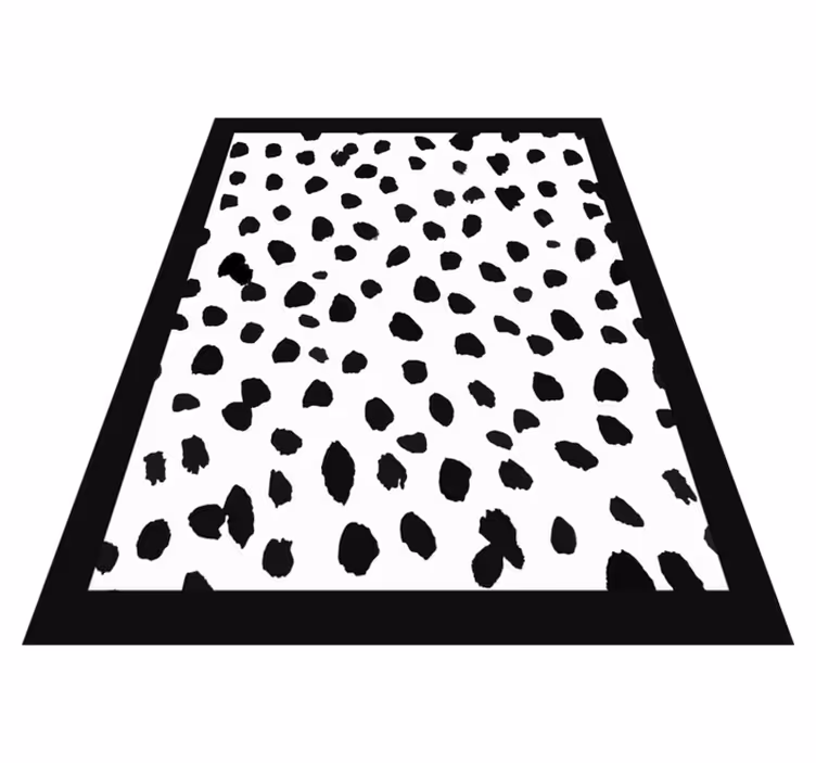 Alfombra vinílica dormitorio estilo atrevido con manchas - TenVinilo