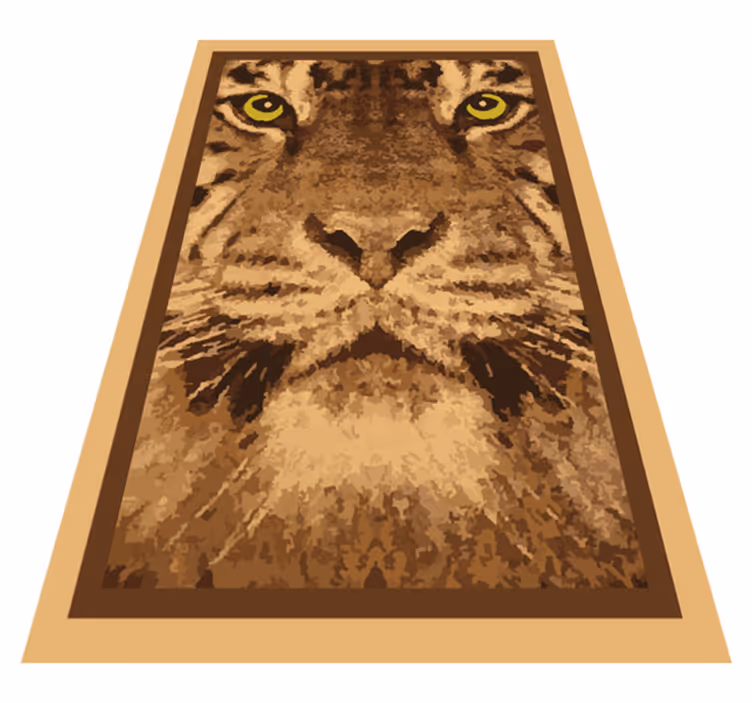 Aflombra vinílica animales Cara de tigre - TenVinilo
