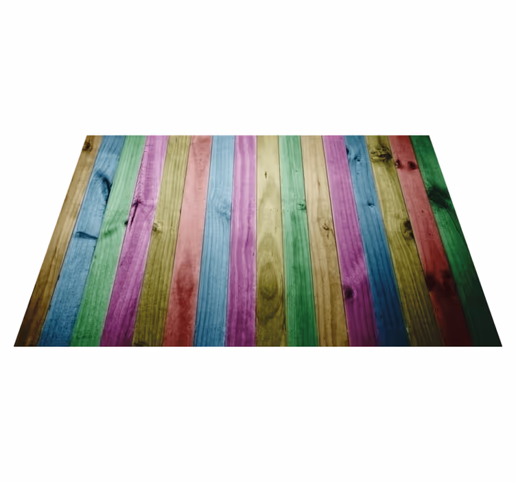 Alfombra vinílica textura madera rayas de madera vibrantes - TenVinilo