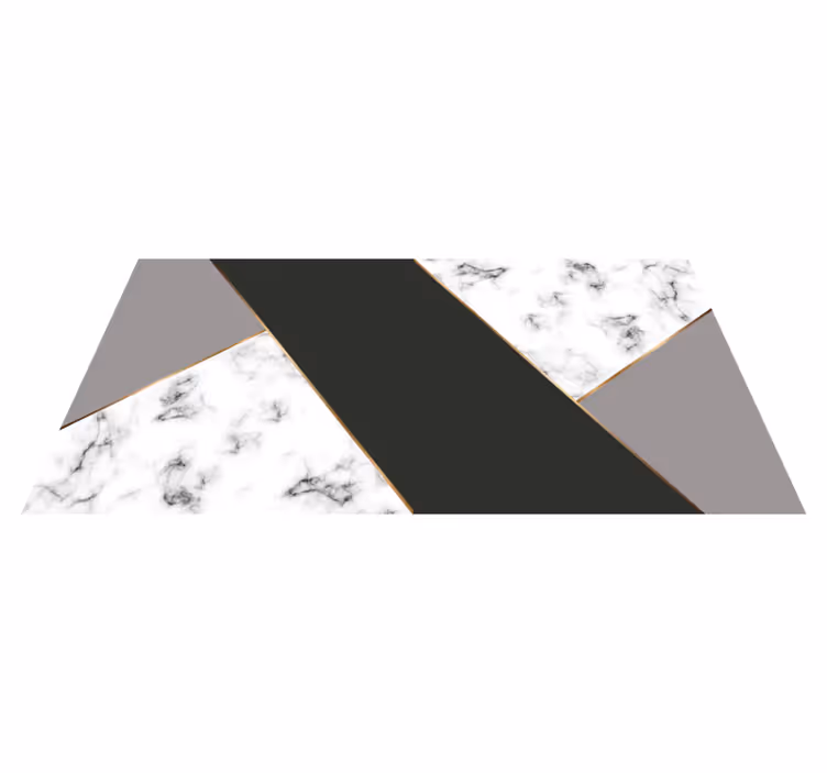 Alfombra vinílica efecto mármol elegantes rayas abstractas - TenVinilo