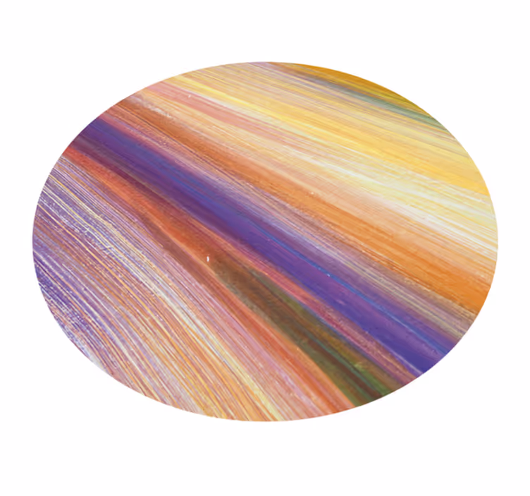 Alfombra vinílica textura pinceladas de colores - TenVinilo