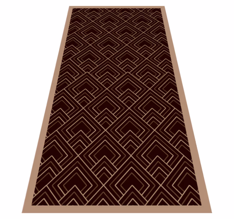 Alfombra vinílica dormitorio composición negra - TenVinilo