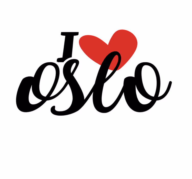 Alfombra vinílica frase amor sincero de oslo - TenVinilo