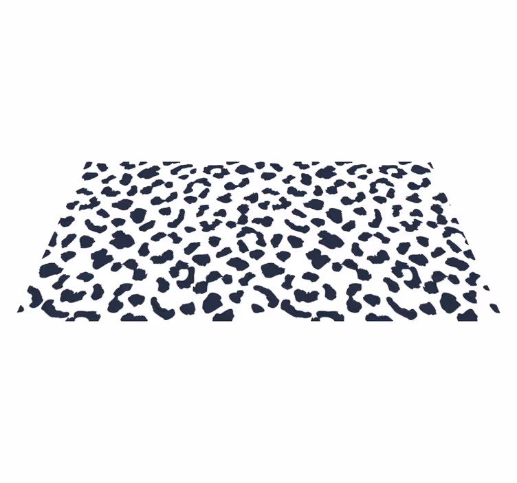 Alfombra vinílica animal print estampado de leopardo - TenVinilo