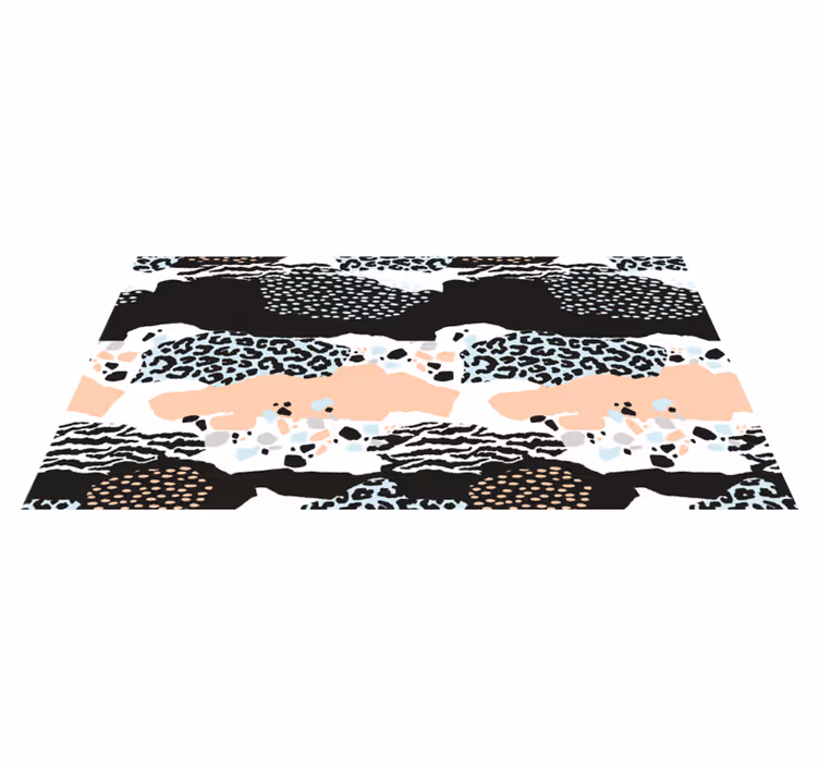 Alfombra vinílica moderna de leopardo - TenVinilo