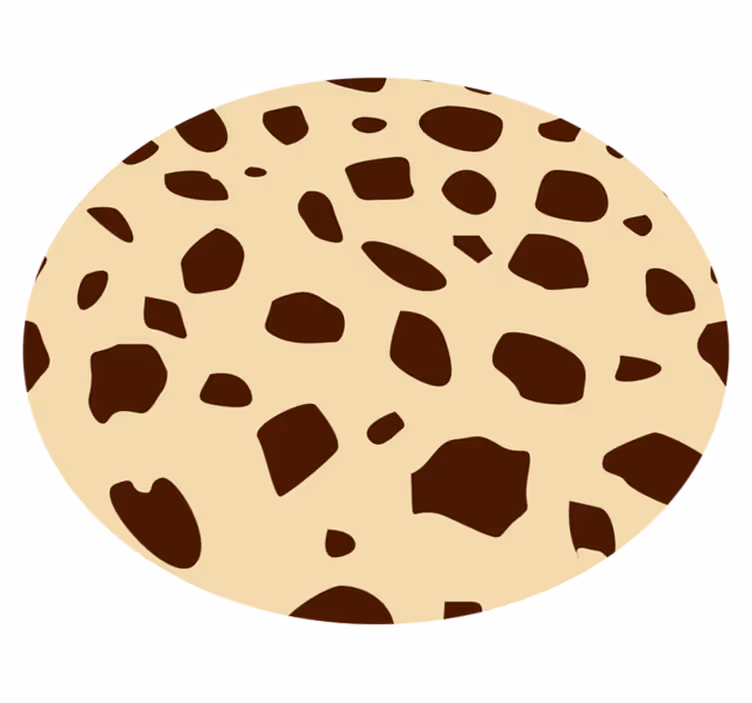Alfombra vinílica animal print calor manchado - TenVinilo