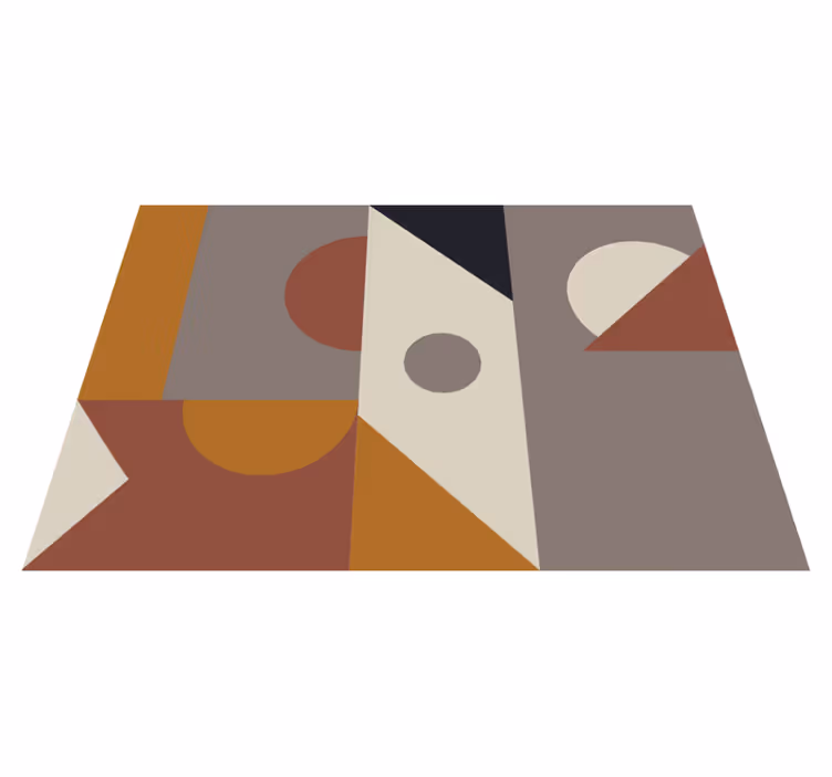 Alfombras vinílicas modernas formas geométricas abstractas - TenVinilo