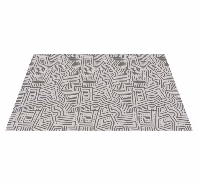 Alfombras vinílicas modernas formas lineales abstractas - TenVinilo