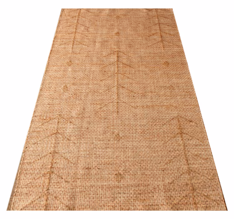 Alfombra vinílica nórdica árboles esandinavos - TenVinilo