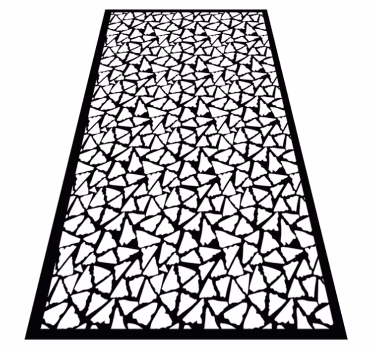 Alfombra vinílica cocina patrón de piedra nítida - TenVinilo