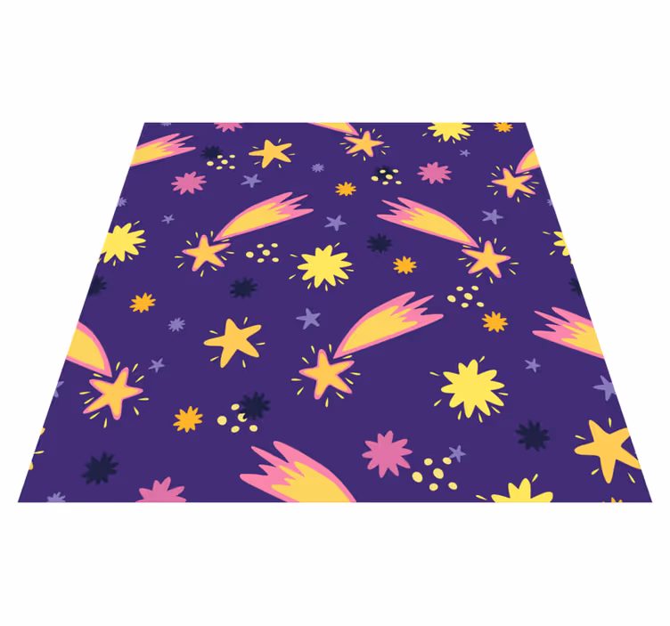 Alfombra vinilo oficina Estrellas mágicas - TenVinilo