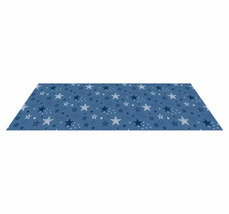 Alfombra vinílica de estrellas cielo nocturno estrellado - TenVinilo