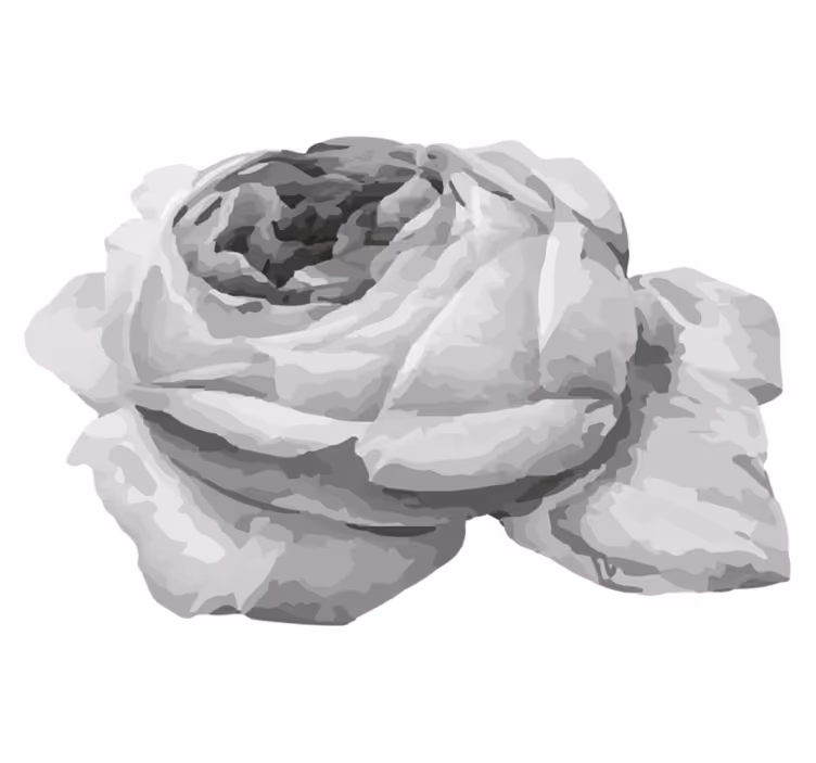 Alfombra vinílica flores flor de rosa - TenVinilo