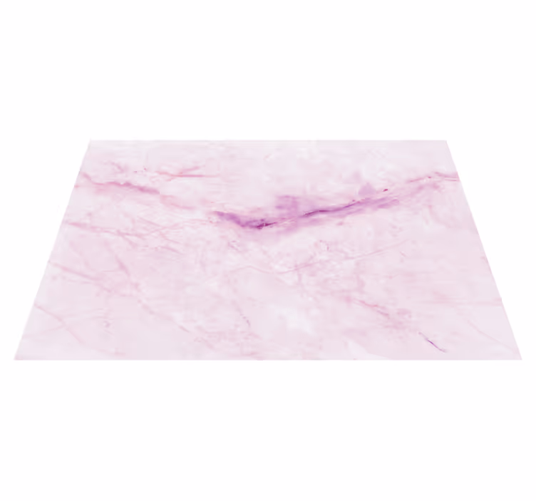 Alfombra vinílica efecto mármol vetas rosas suaves - TenVinilo