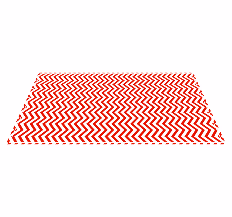 Alfombra vinílica rayas forma de zigzag de chevron - TenVinilo