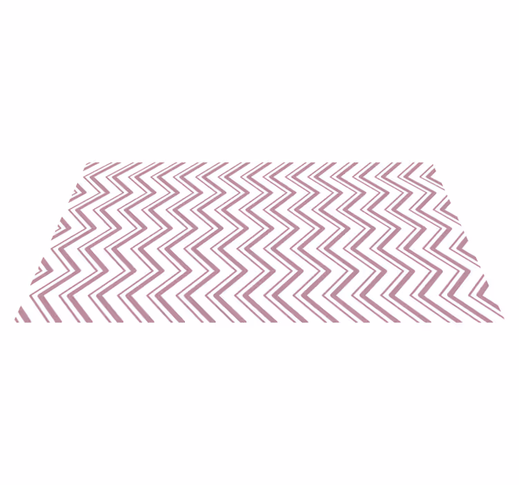 Alfombra de vinilo geométrica concepto de zigzag de chevron - TenVinilo