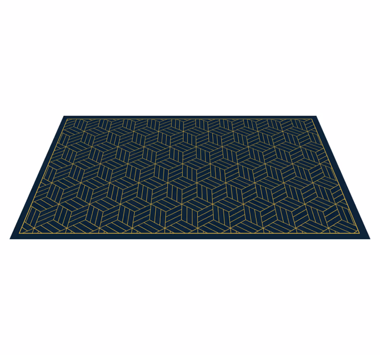 Alfombras vinílicas modernas elegante motivo geométrico - TenVinilo