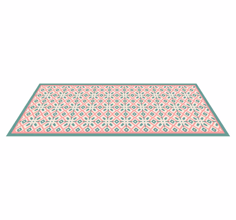 Alfombra de vinilo geométrica idea geométrica vibrante - TenVinilo