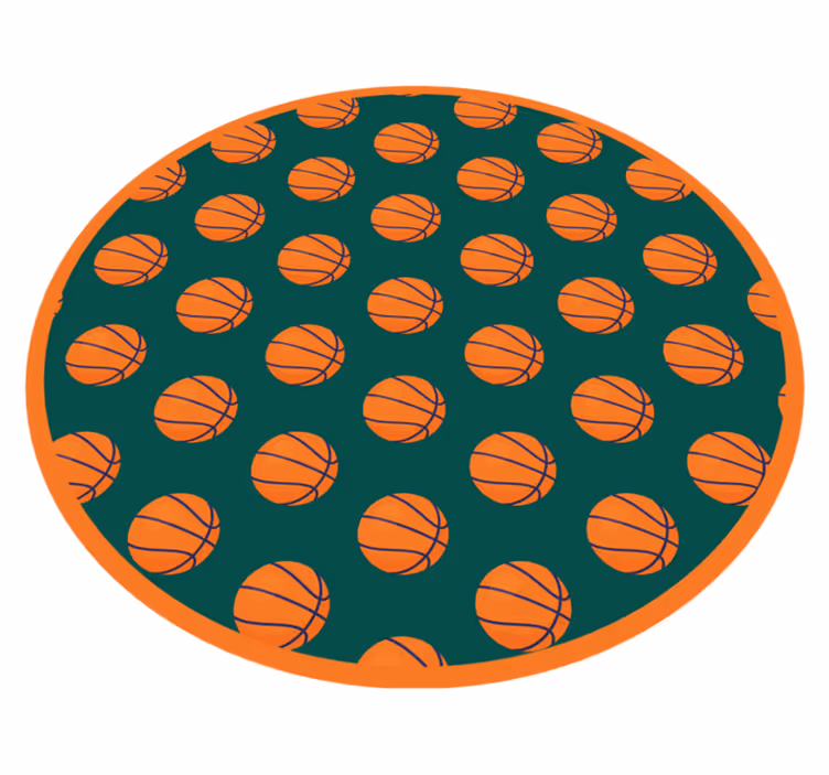 Alfombra vinílica carretera idea de baloncesto - TenVinilo