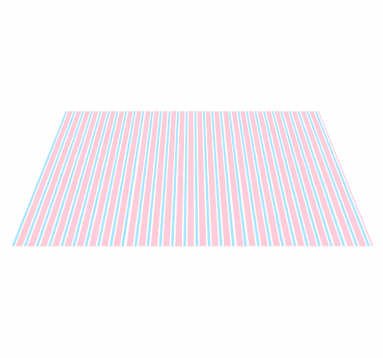 Alfombra vinílica rayas patrón pastel - TenVinilo