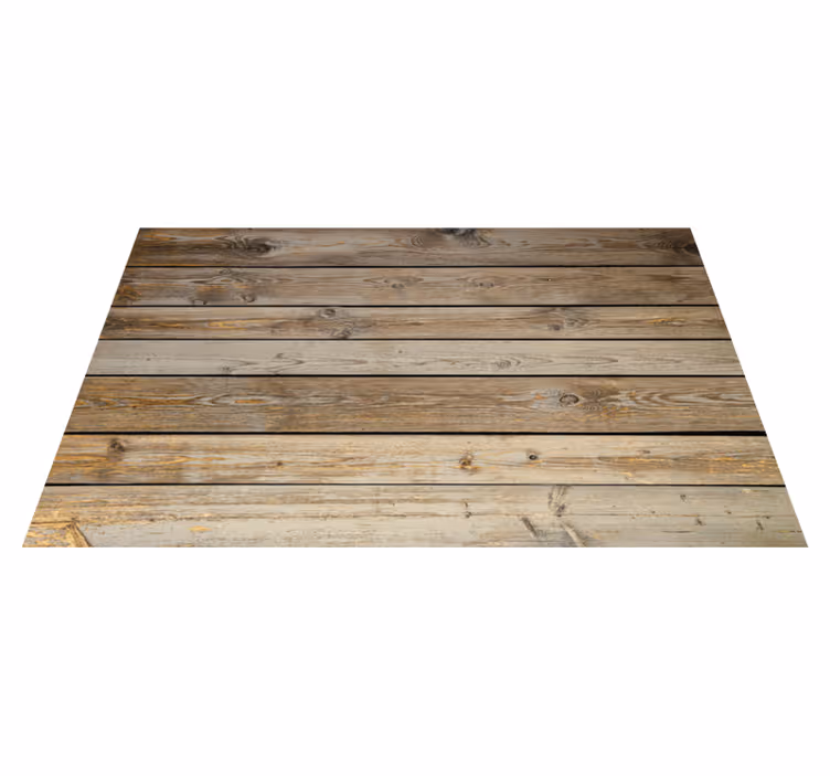 Alfombra vinílica textura madera superficie rústica - TenVinilo
