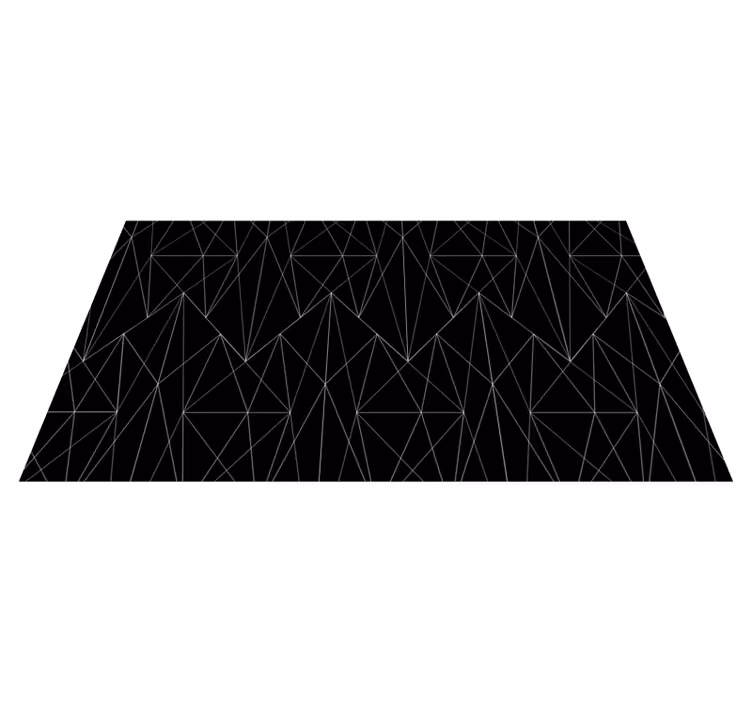 Alfombra de vinilo geométrica estilo elegante - TenVinilo