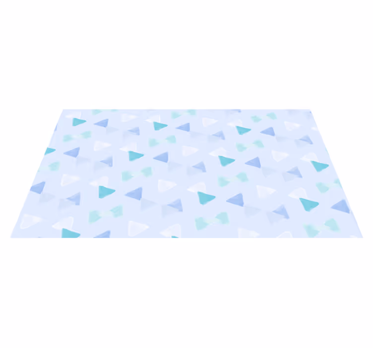 Alfombra de vinilo infantil formas triangulares - TenVinilo
