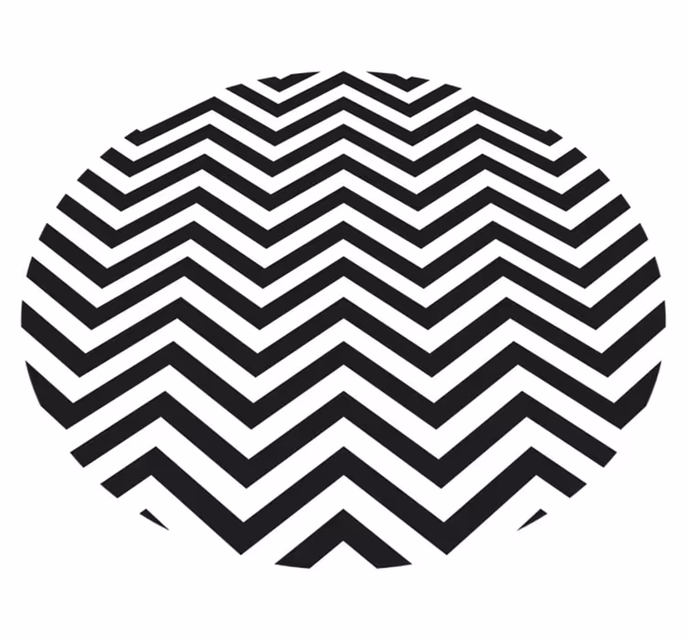 Alfombra de vinilo geométrica chevron - TenVinilo