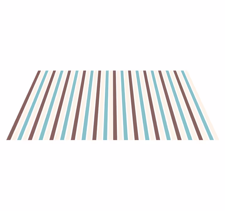 Alfombra vinílica rayas patrón azul moderno - TenVinilo
