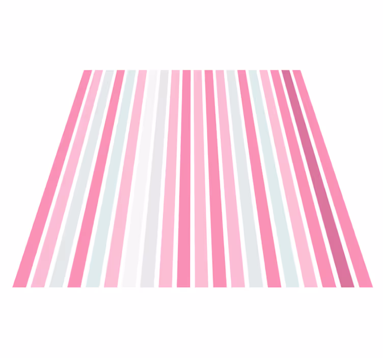 Alfombra vinílica rayas patrón vertical rosa - TenVinilo
