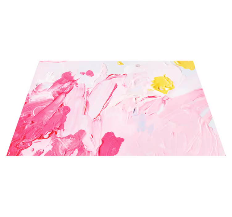 Alfombras vinílicas juveniles remolinos abstractos rosa - TenVinilo
