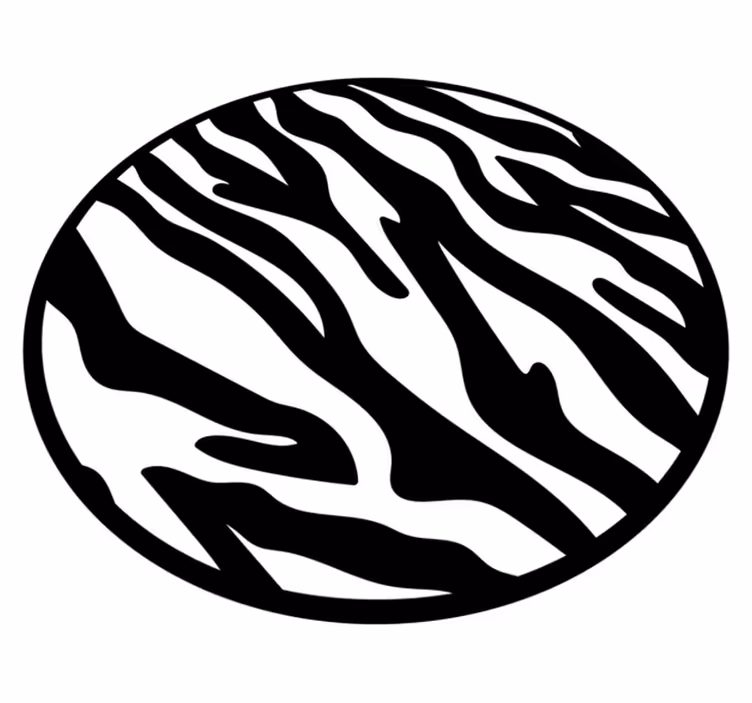 Alfombra vinílica animal print patrón de rayas zebra - TenVinilo