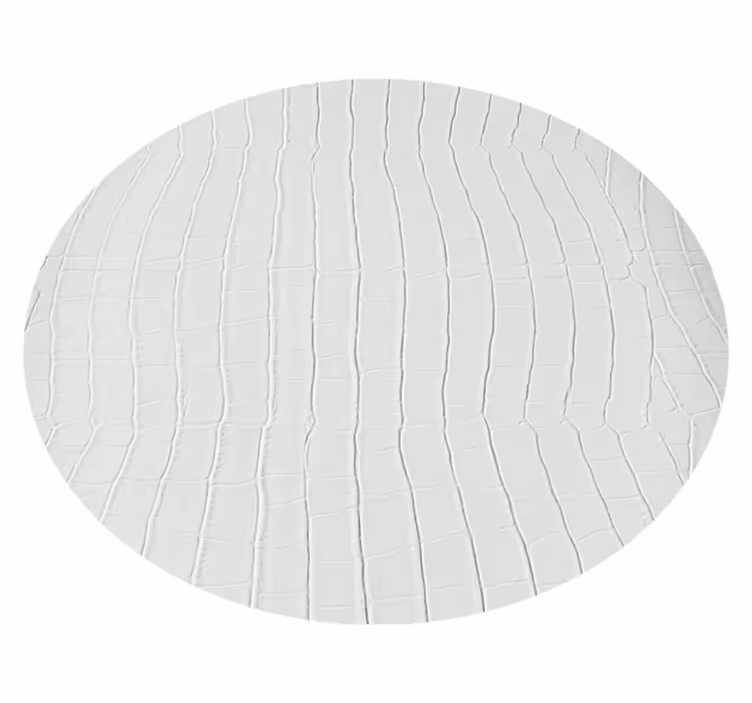 Alfombra vinílica animales patrón de cocodrilo blanco - TenVinilo