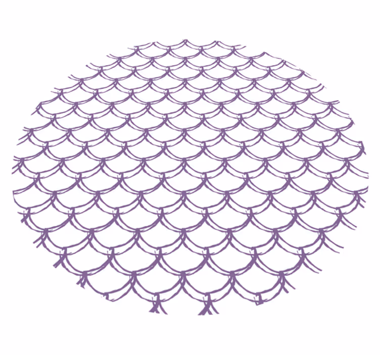 Alfombra vinílica baño patrón de ondas moradas - TenVinilo