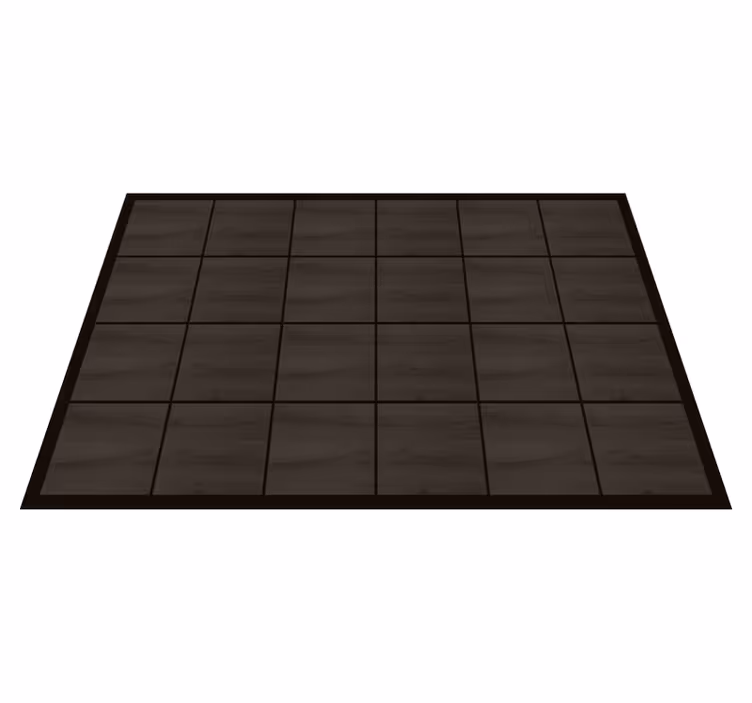 Alfombra vinílica textura madera baldosas madera oscura - TenVinilo