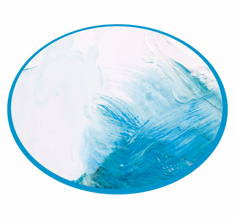 Alfombra vinílica naturaleza tonos de agua oceánica - TenVinilo