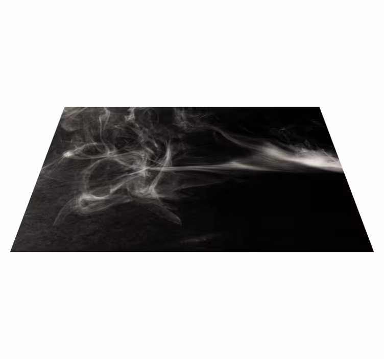 Alfombras vinílicas modernas efecto de remolinos de humo - TenVinilo