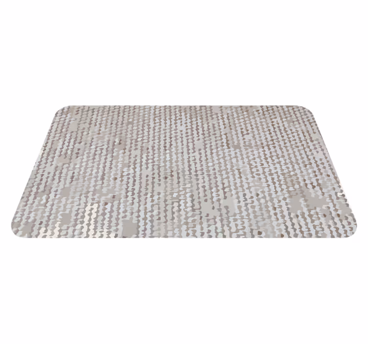 Alfombra vinílica dormitorio patrón neutro suave - TenVinilo