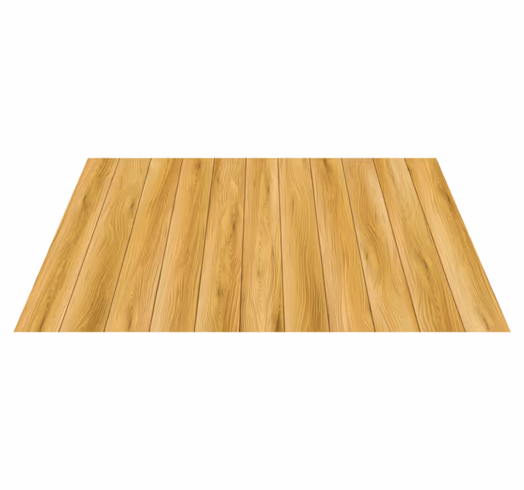 Alfombra vinílica recibidor tablones de madera natural - TenVinilo