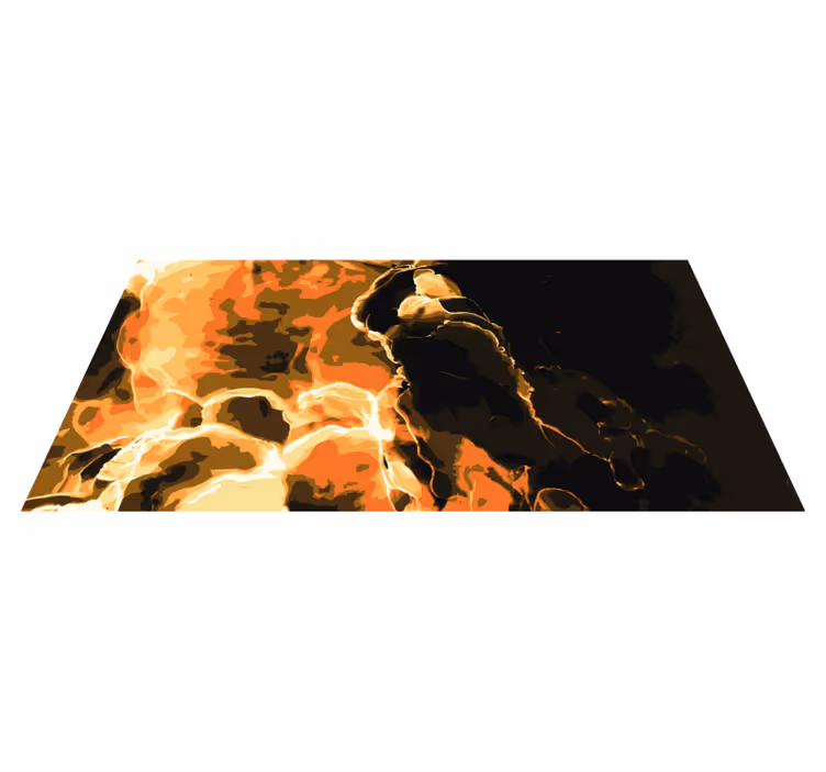 Alfombra vinílica efecto mármol impacto incandescente - TenVinilo