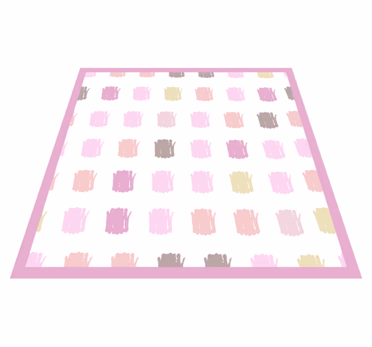 Alfombra vinílica imitación paleta de colores suaves - TenVinilo