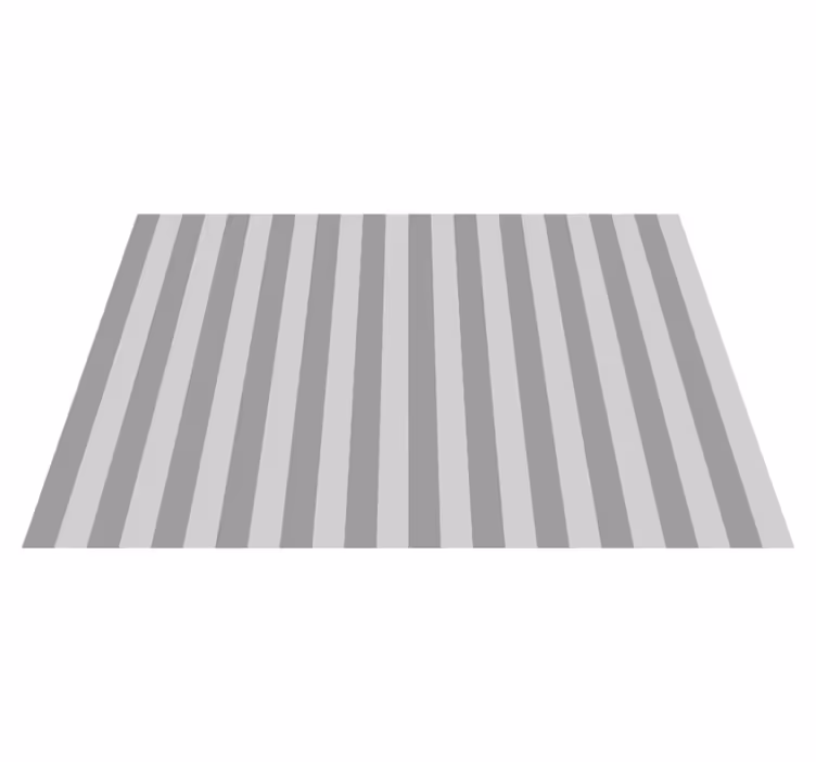Alfombra vinílica rayas juego de elegancia gris - TenVinilo