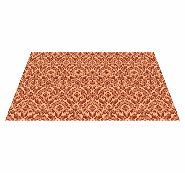 Alfombra vinílica vintage elegancia barroca - TenVinilo