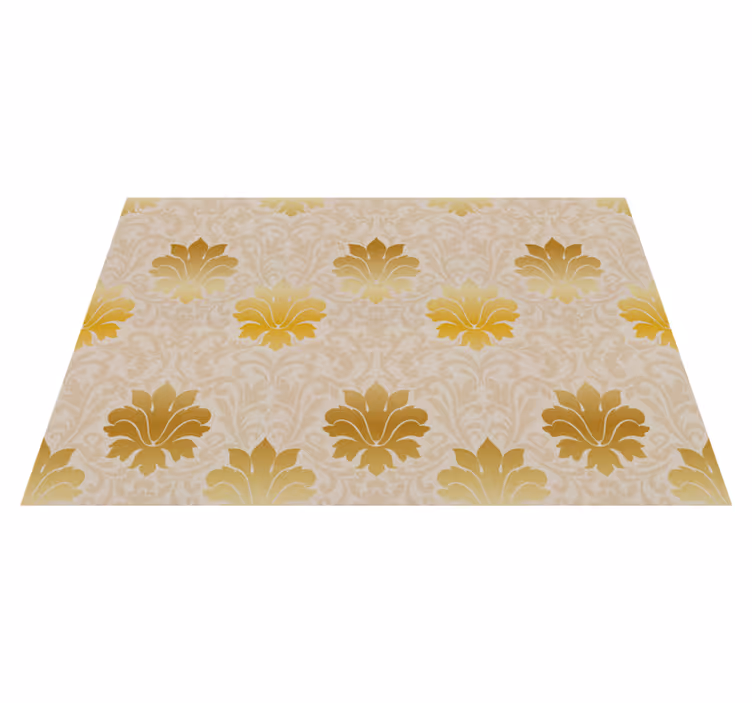 Alfombra vinílica vintage elegancia barroca - TenVinilo