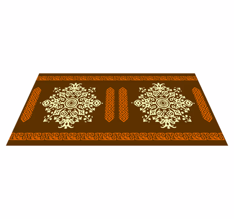 Alfombra vinílica mandala conjunto con motivo de mandala - TenVinilo