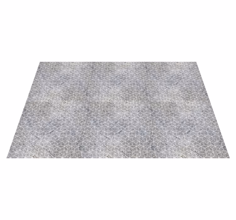 Alfombra vinílica textura piedra diseño geométrico - TenVinilo