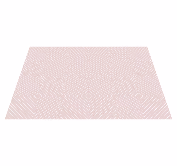 Alfombra de vinilo geométrica diamantes diagonales - TenVinilo